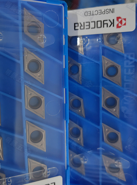 现货DCGT11T301MF-GQ PR1025京瓷进口0.1角55度不锈钢精车刀片