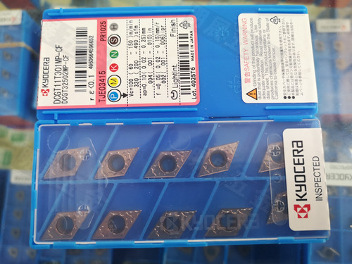 现货原装DCGT11T301MP-CF PR1025京瓷R0.1角数控精加工前扫刀片