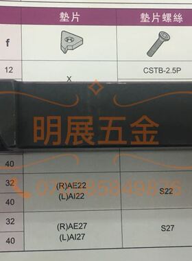 高品质/走心机无偏头16柄外螺纹刀杆SER1616H-16A/11A