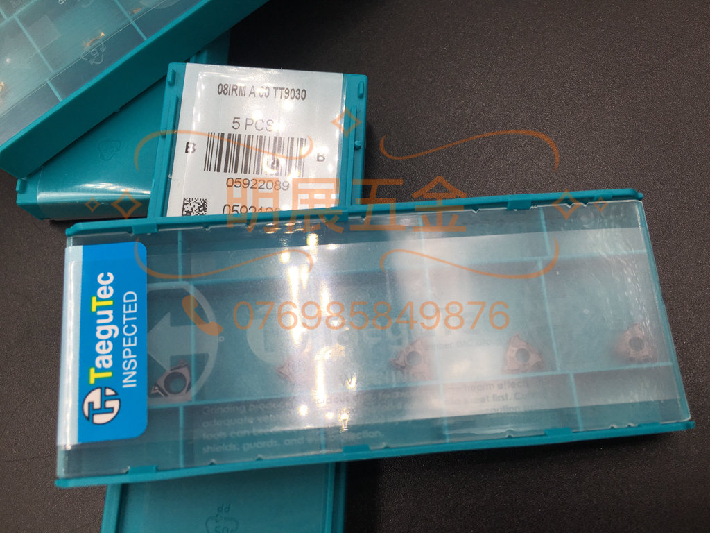 正品原装TaeguTec特固克/小径60度通用内螺纹刀片08IRMA60 TT9080