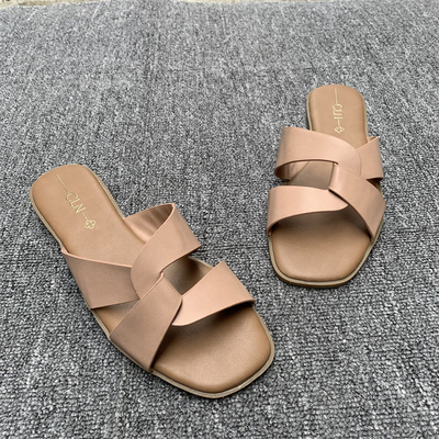 外穿沙滩跨境爆品交叉露趾拖百搭