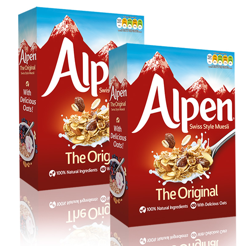 欧倍英国进口原味牛奶谷物早餐