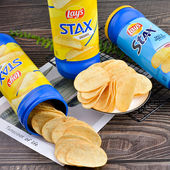 进口Lay 乐事无限原味醋盐薯片居家办公休闲追剧零食香脆桶小吃