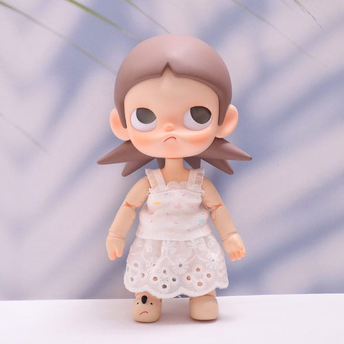 Zsiga1/8人偶仅衣服白吊带裙