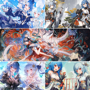 哔哩哔哩鼠标垫2025拜年纪桌垫2233娘动漫新款 定制 键盘垫二次元