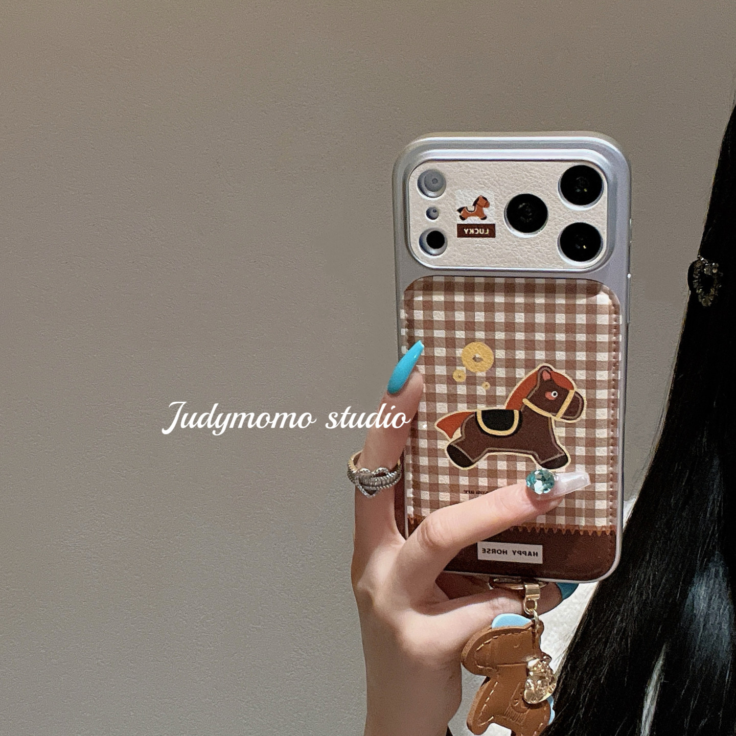 ins法式初秋碎花棕色毛绒兔苹果17promax手机壳适用iPhone16新款15pro全包防摔14磨砂少女,3C数码配件,手机保护套/壳,淘宝优惠券,粉丝福利购,淘宝优惠卷