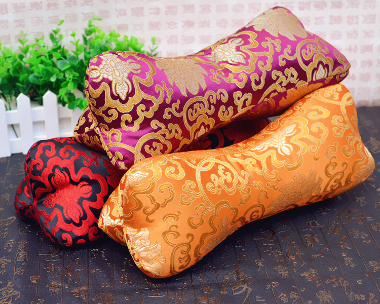 糖果枕骨头枕纯棉布保健枕颈椎枕头颈椎专用护颈枕中药枕芯包邮