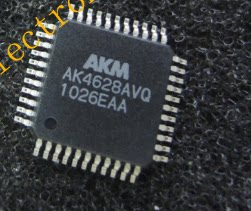 AK4628AVQ QFP44  全系列汽车电脑板易损芯片 进口现货 可直拍