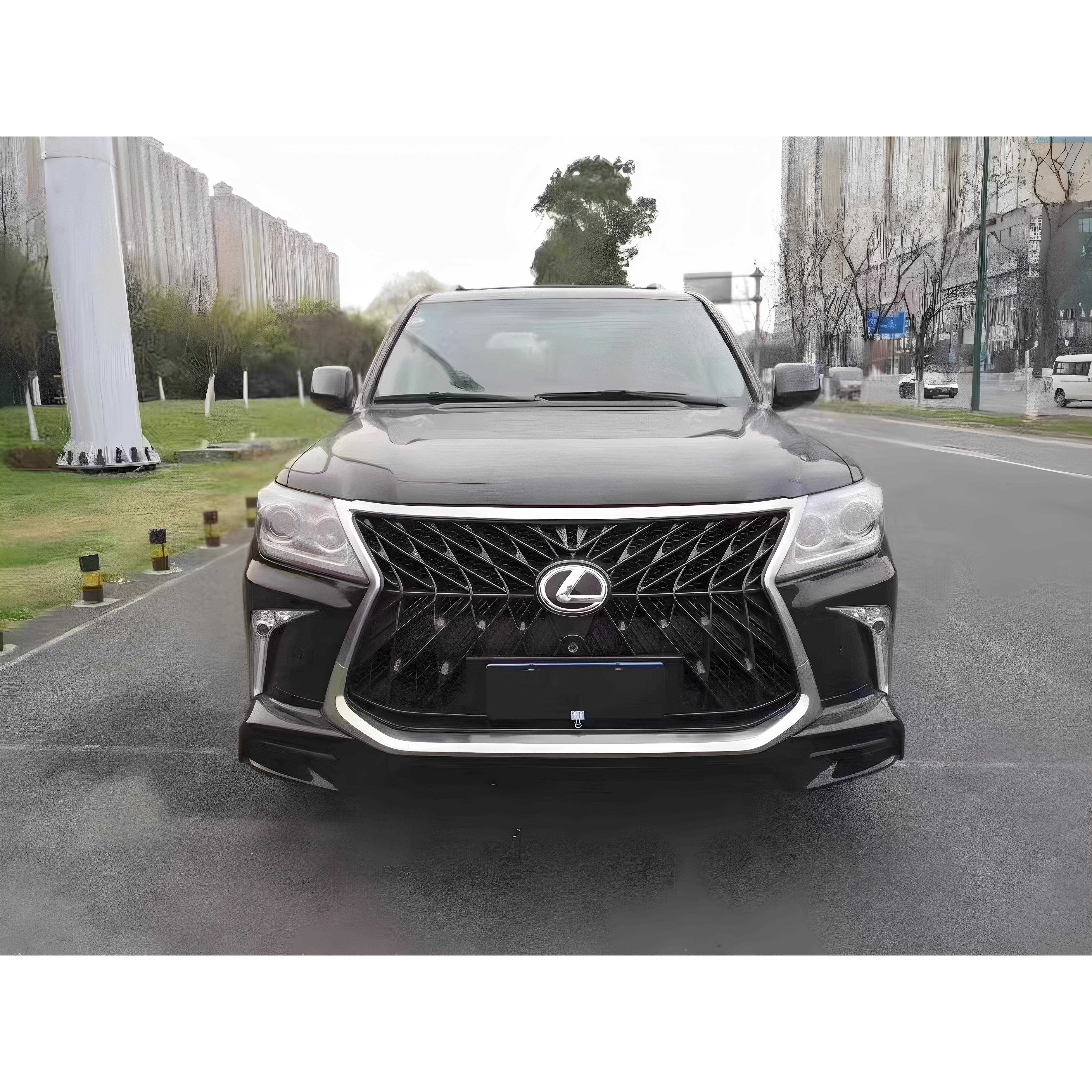 16-21雷克萨斯Lx570改装Trd环绕鱼鳞格栅前后保险杠蒙娜丽莎前唇