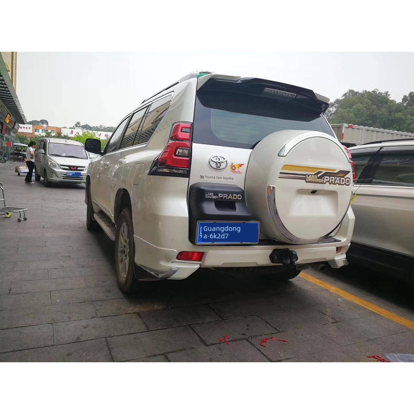 14-22霸道后包角包围新款普拉多尾灯罩框大灯饰条门碗拉手亮条