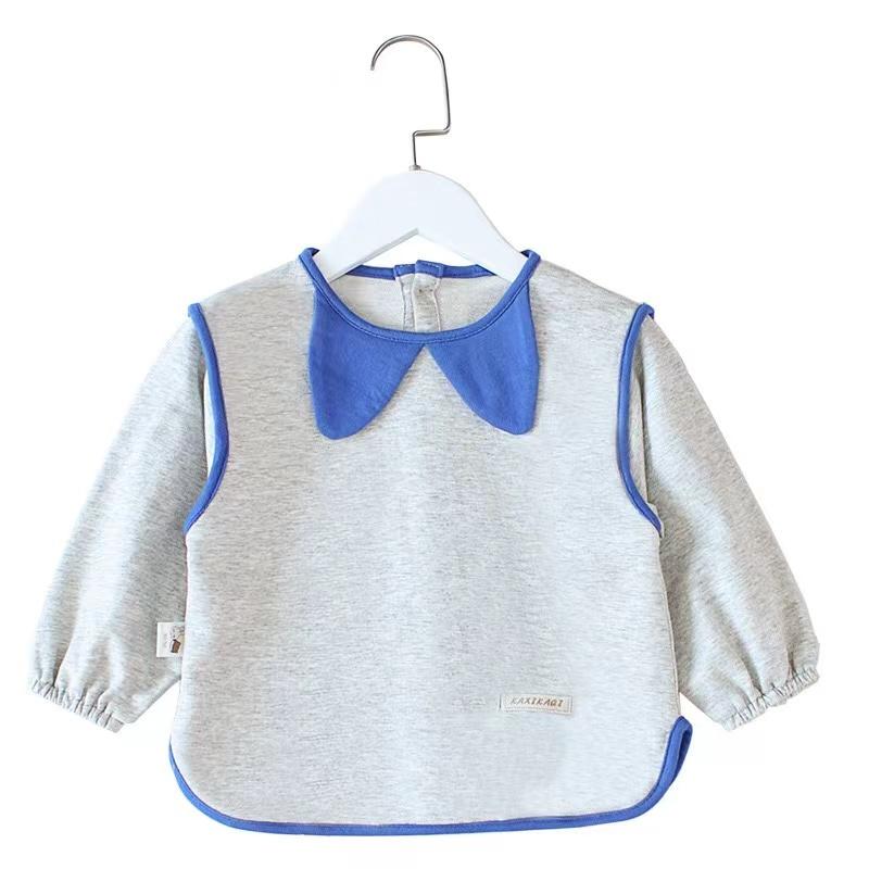 韩国宝宝吃饭罩衣全身防水防脏