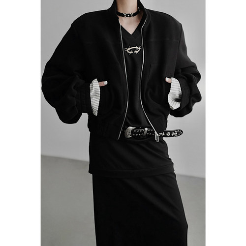 无以幻象阔肩夹克