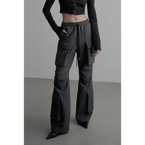 无以幻象针织工装裤