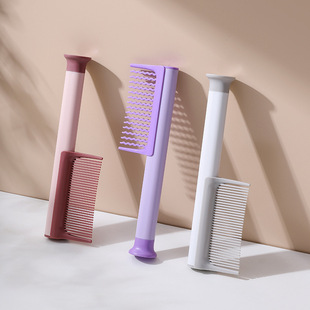 自主设计 可拆卸锯齿梳 不打结顺发波浪齿梳子耐用蓬松美发梳子