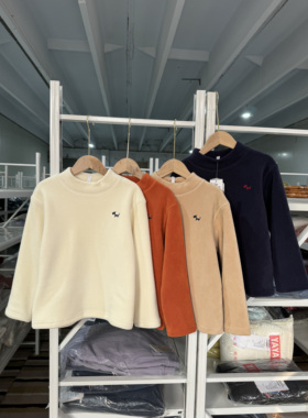 巨暖巨舒服！超厚加绒！中大童贴身易打理含羊毛和蚕丝保暖打底衫