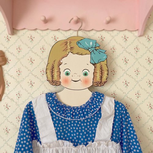 ｛原创｝娃娃复古造型衣架番茄汤