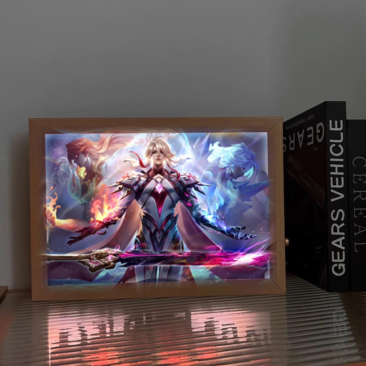 王者荣耀李信一念神魔灯光画