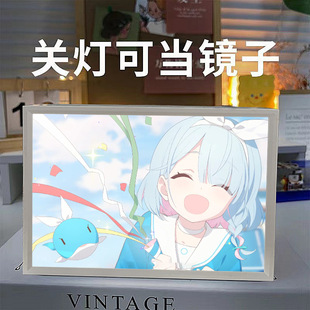 碧蓝档案周边手办白洲梓日奈星野砂狼优弥香洛娜摆件小夜灯灯光画