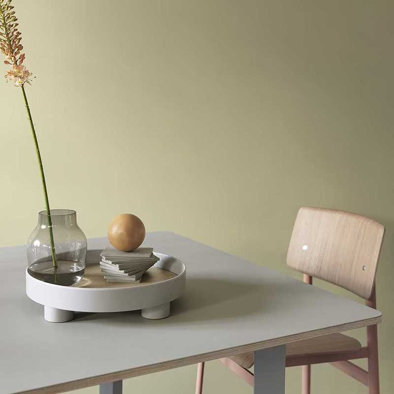 丹麦Muuto园形桌面托盘收纳盒