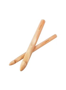 木柄钩针 手工织布编织工具毛衣针 15mm-30mmDIY帽子围巾粗勾针