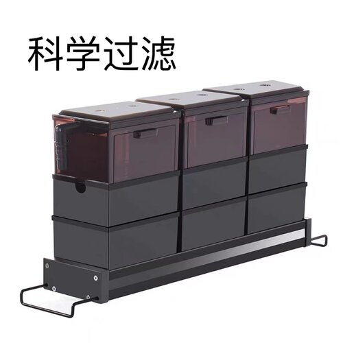 滴流盒净水过滤器鱼缸上滤盒外挂式免换水系统草缸上置循环过滤盒 - 封面