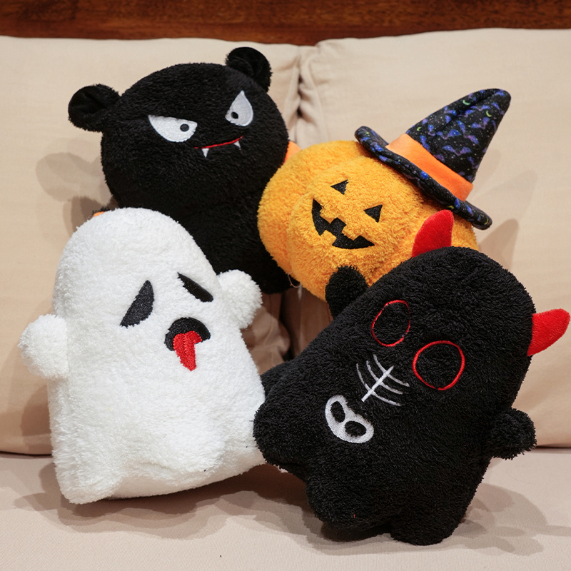 南瓜幽灵抱枕小恶魔公仔蝙蝠