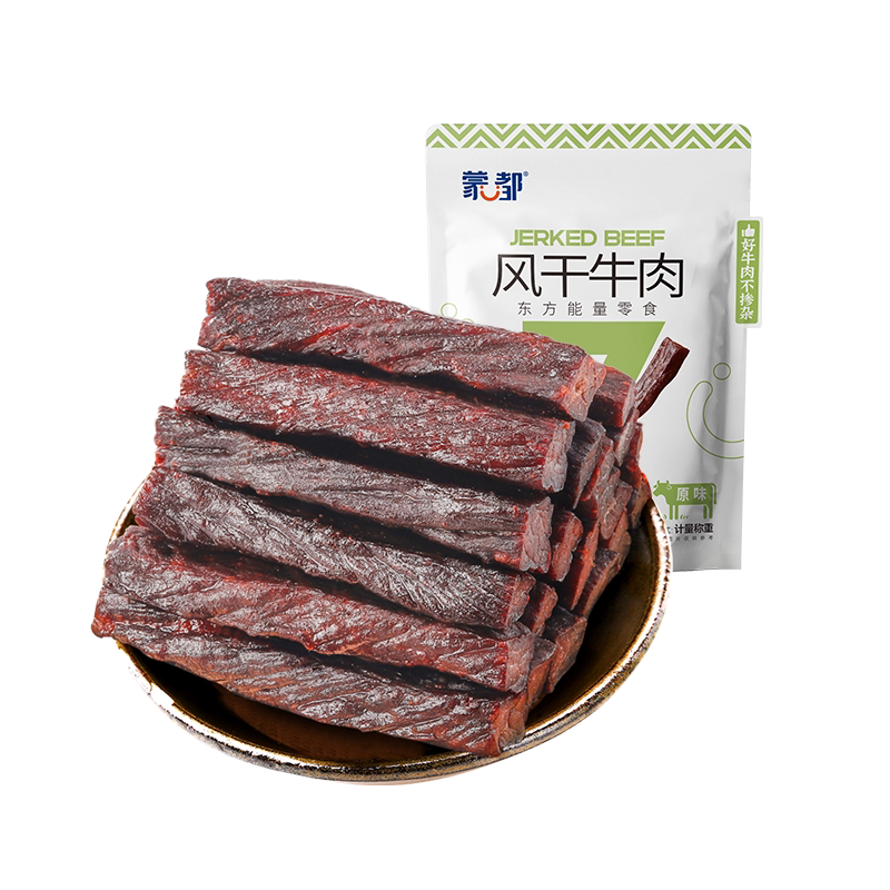 蒙都牛肉干内蒙古风干牛肉休闲零食官方旗舰