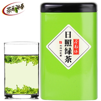 日照绿茶 2024新茶叶100g 板栗香浓香型耐泡 炒青茶盒装茶耶棒R85