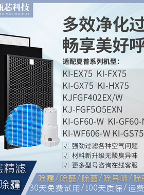 适配夏普空气净化器过滤网除甲醛