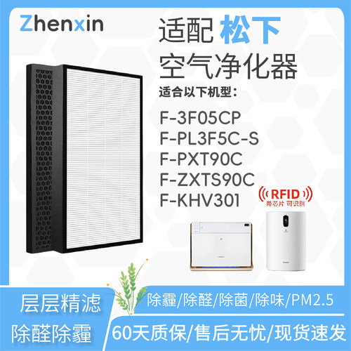 适配松下空气净化器滤网F-3F05CP/PL3F5C滤芯PXT90C/KHV301/A/G/H