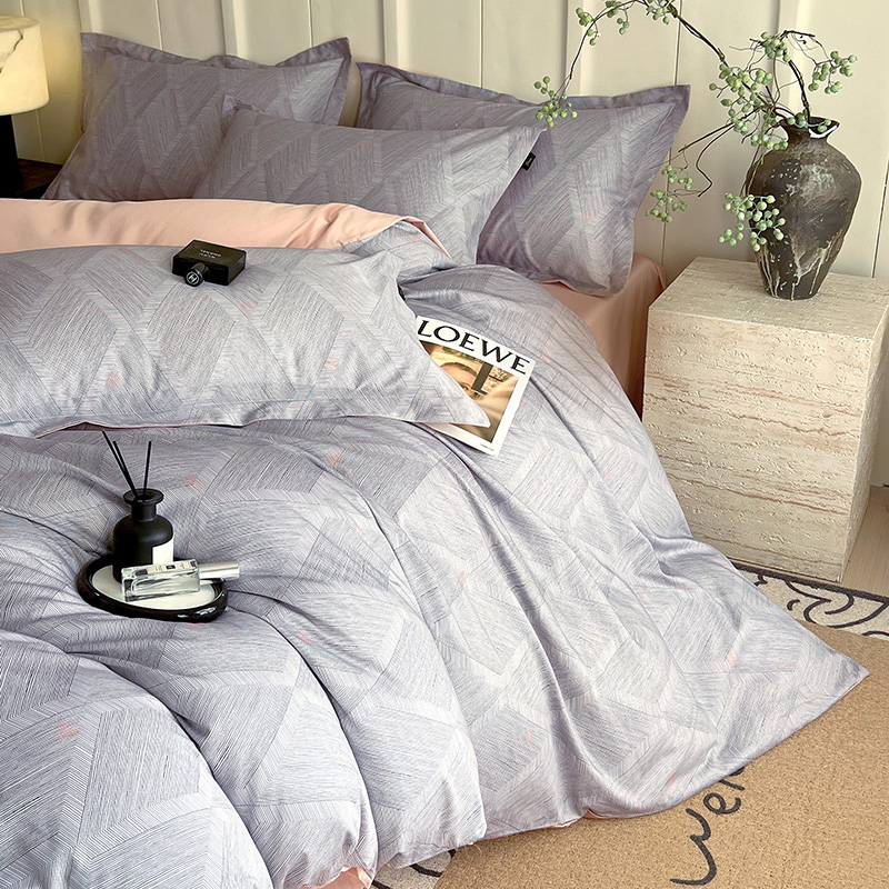 60支长绒棉全棉四件套100%纯棉高档轻奢床上用品2025新款四季通用