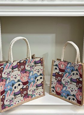 韩版时尚托特包大容量手提帆布包女休闲妈咪包通勤购物袋大包包女