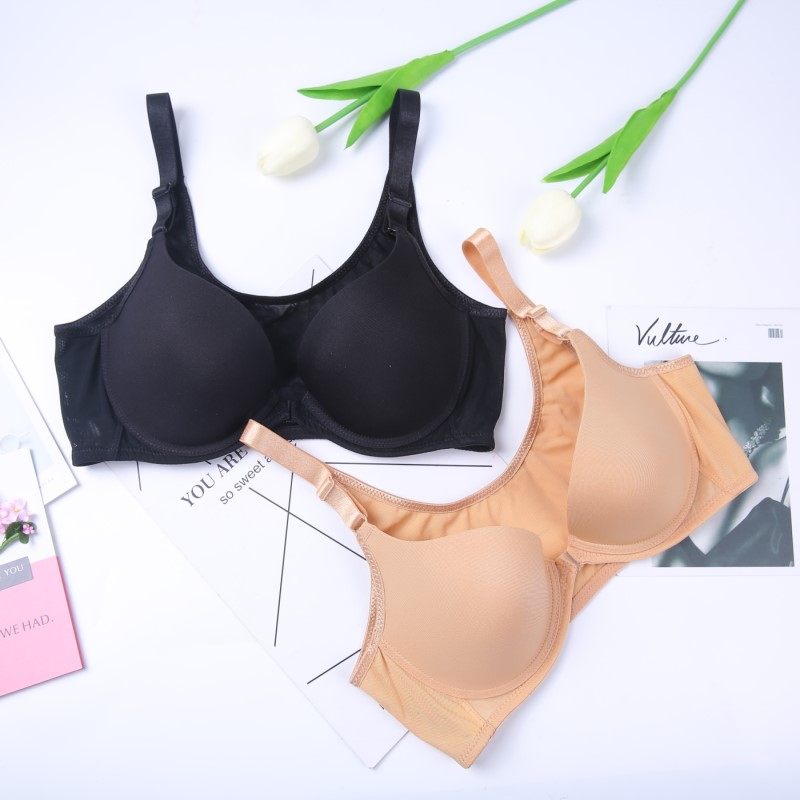 台湾内衣艾妃莉儿前扣美背心式光面蕾丝舒适型运动薄杯钢圈文胸罩