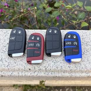 专用吉普JEEP指南者克莱斯勒道奇酷威菲亚特菲跃遥控钥匙替换外壳