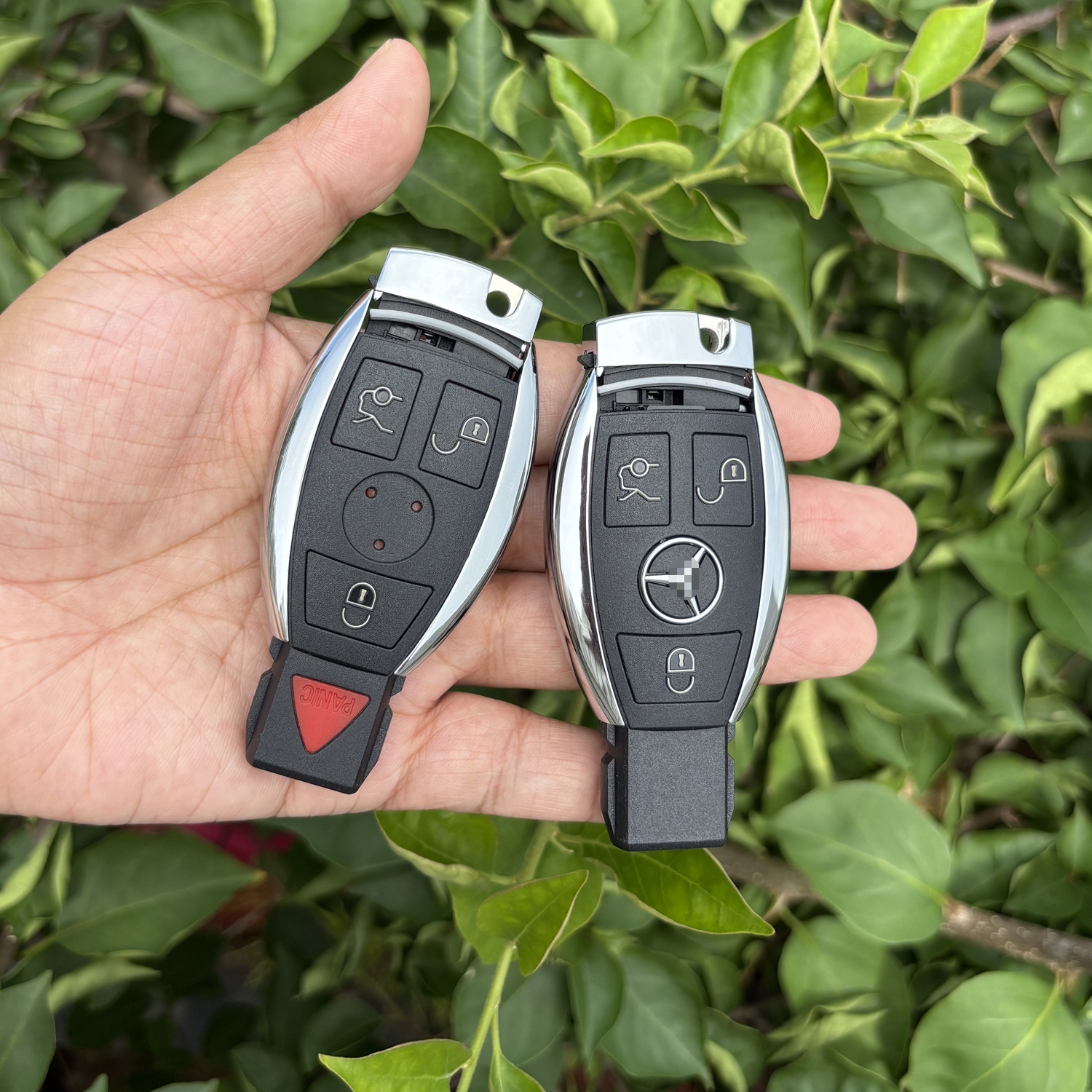适用奔驰C级ES GLC260C200LGLA200C级智能遥控器替换新外壳单电池