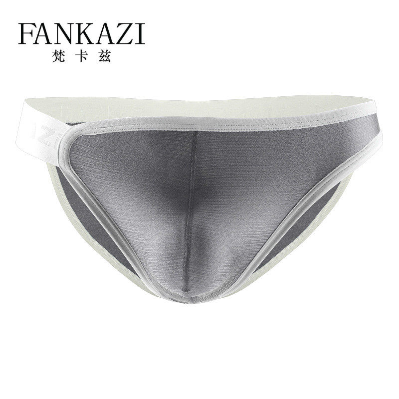 梵卡兹男士内裤弹性涤纶拉丝面料