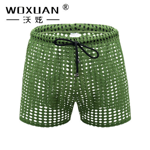 WOXUAN男士短裤锦纶网眼