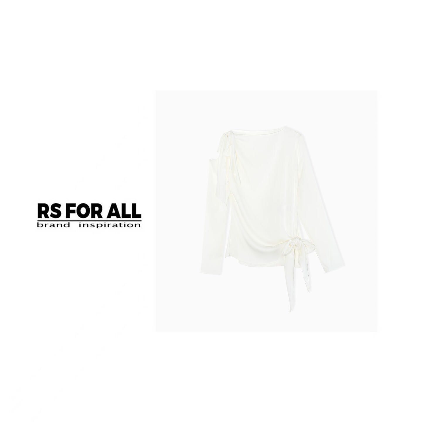RS FOR ALL 桑蚕丝设计师长袖上衣RSGM2605