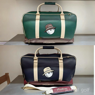 韩国新款malbon高尔夫衣物包斜挎包男女时尚便携手提大容量旅行包