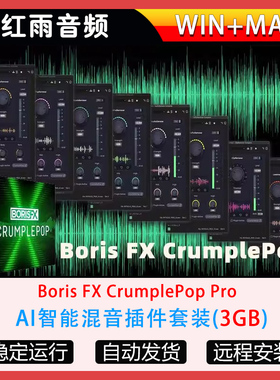 AI智能混音插件套装-Boris FX CrumplePop Pro WiN-MAC