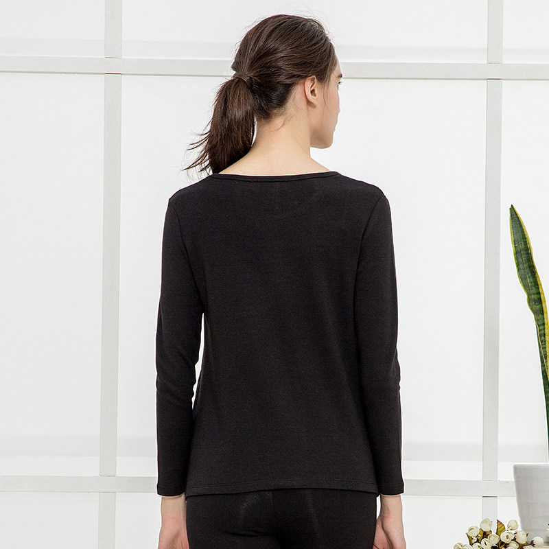 출산 색상 산후 의류 가을 겨울 열 속옷 두꺼운 간호 잠옷 스트레치 벨벳 가정 의류 가을 옷과 바지 세트