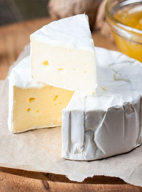 布里金文奶酪125g丹麦法国德国进口原制干酪即食芝士沙拉乳酪Brie