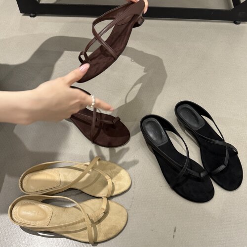 套趾沙滩鞋仙女绝美凉鞋