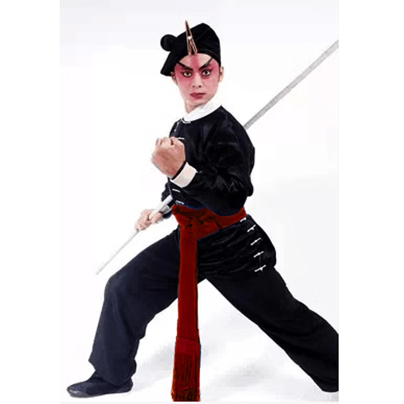 戏曲 演出服 武松 打虎服 黑色