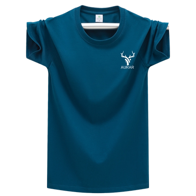 夏季短袖T恤大码纯棉上衣汗衫