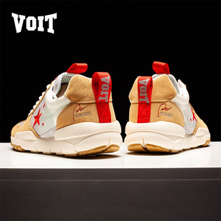 沃特男女情侣经典款夏季透气织物拼接时尚休闲鞋百搭板鞋跑鞋