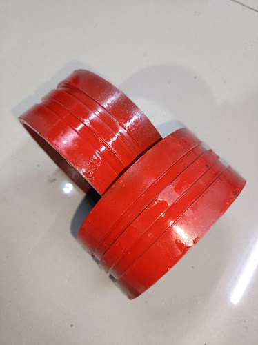极限超短5CM沟槽短管 两头压槽管 消防短管65 80 100 150 200 250