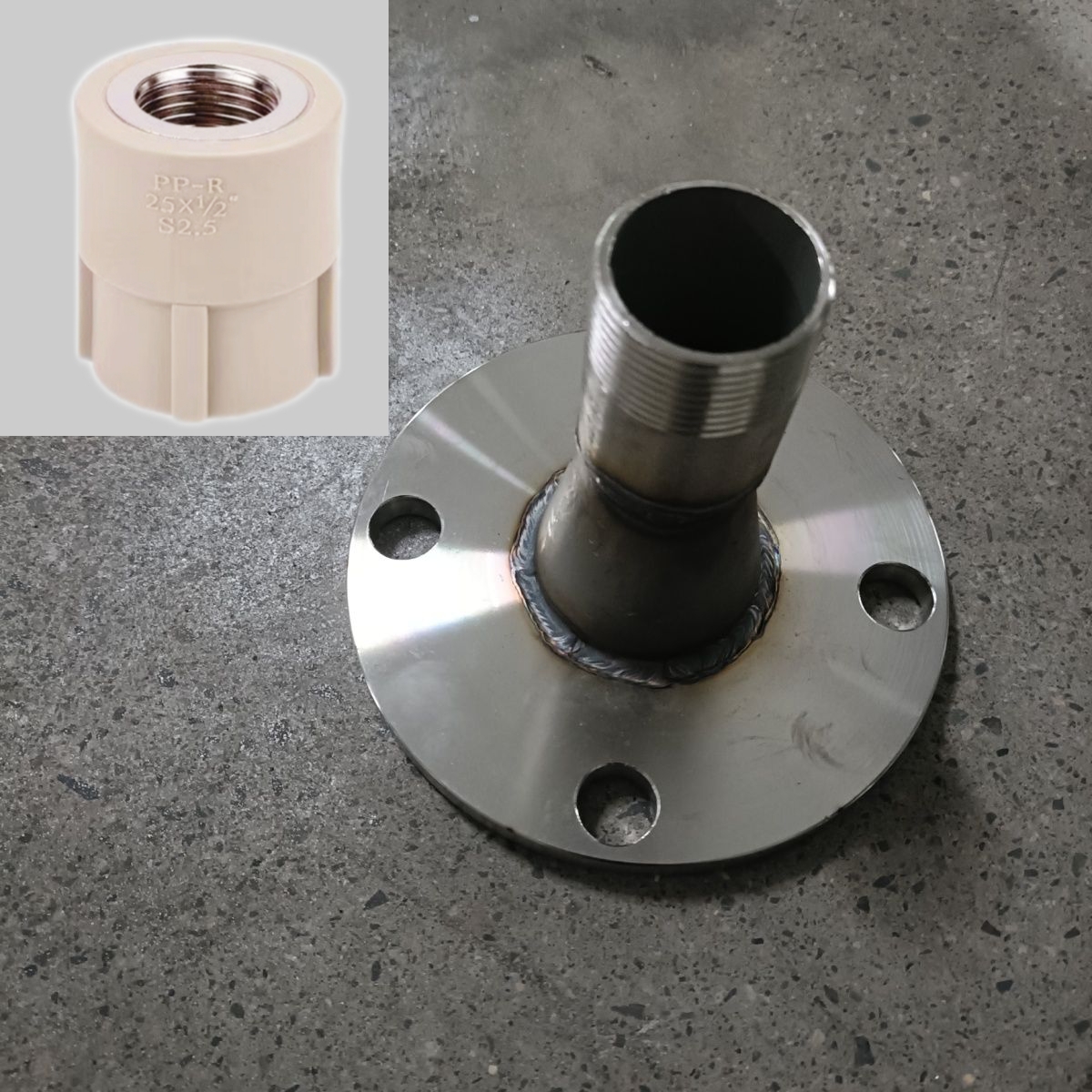 PPR不锈钢变径法兰碳钢大小头异径法兰接头热熔变径法兰盘 可定制