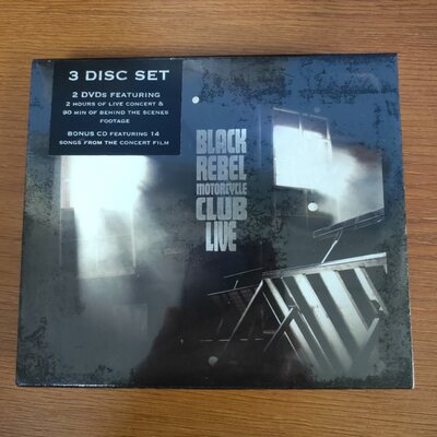 。摇滚 Black Rebel Motorcycle Club Live 未拆CD+2DVD