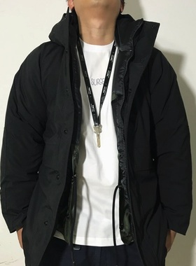 SURGE 新款棉衣男短款连帽夹克潮流男生外套冬季棉服黑色棉袄